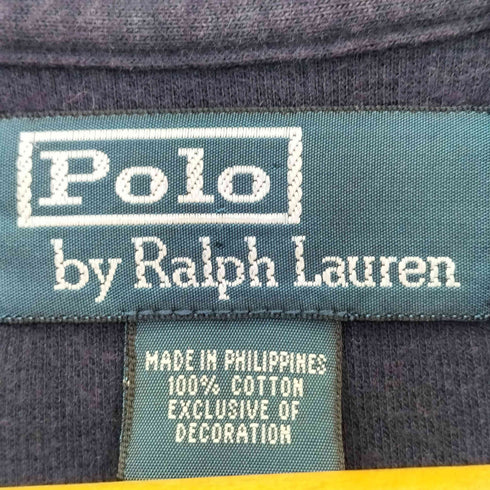 ポロバイラルフローレン Polo by RALPH LAUREN 90s ポニー刺繍 ジップアップ ハイネック スウェット メンズ import:XL