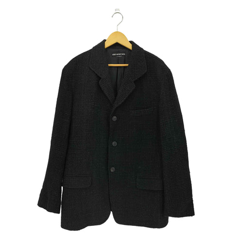 イッセイミヤケメン ISSEY MIYAKE MEN 00-10s 黒タグ 裂織 3B テーラードジャケット メンズ