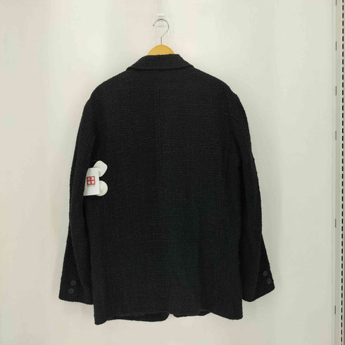 イッセイミヤケメン ISSEY MIYAKE MEN 00-10s 黒タグ 裂織 3B テーラードジャケット メンズ
