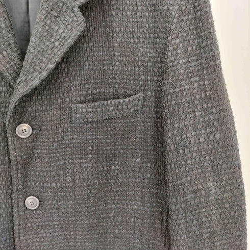 イッセイミヤケメン ISSEY MIYAKE MEN 00-10s 黒タグ 裂織 3B テーラードジャケット メンズ