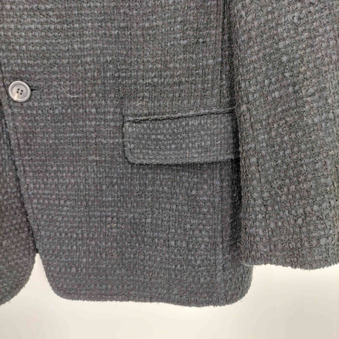 イッセイミヤケメン ISSEY MIYAKE MEN 00-10s 黒タグ 裂織 3B テーラードジャケット メンズ
