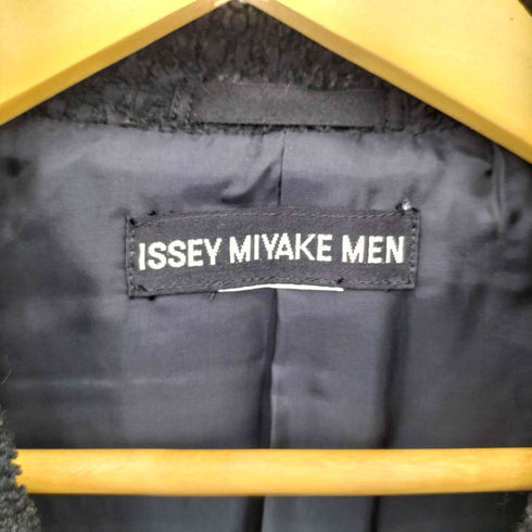 イッセイミヤケメン ISSEY MIYAKE MEN 00-10s 黒タグ 裂織 3B テーラードジャケット メンズ