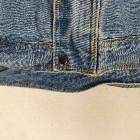 裏地ボアフェイクレイヤードデニムジャケット メンズ 2XL
