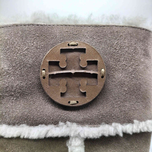 トリーバーチ TORY BURCH ロゴ ムートン ロング ブーツ レディース 7ME12