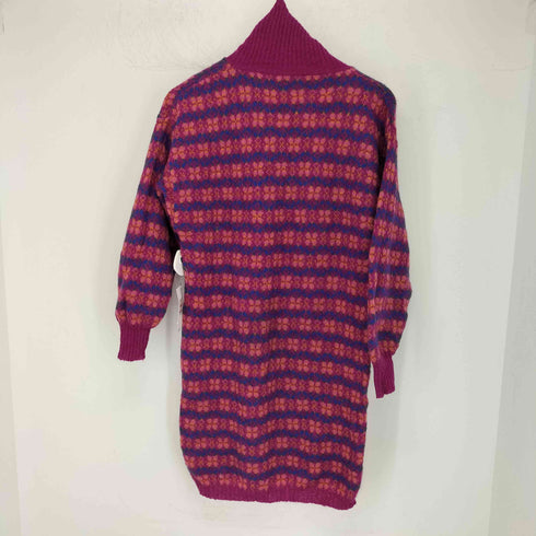 ベネトン BENETTON 80s ハイネックロングニット レディース