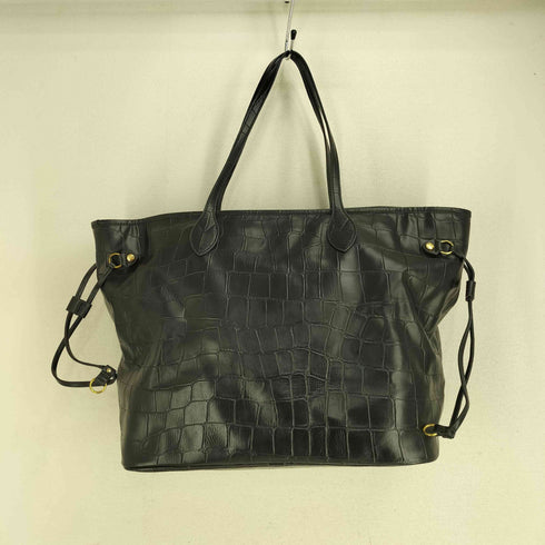 ヴィヴィアンウエストウッドロンドン Vivienne Westwood LONDON オーブロゴ クロコ型押し レザー トートバッグ レディース