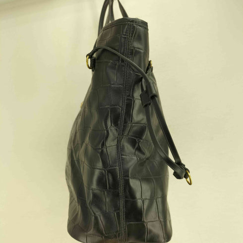 ヴィヴィアンウエストウッドロンドン Vivienne Westwood LONDON オーブロゴ クロコ型押し レザー トートバッグ レディース