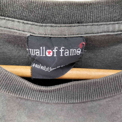 ウォールオブフェイム wall of fame コピーライト2002 シングルステッチ バンドTシャツ メンズ