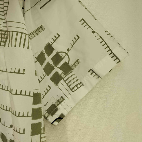ペレペレ pelle pelle 00S ロゴ刺繍 総柄半袖シャツ メンズ JPN:L