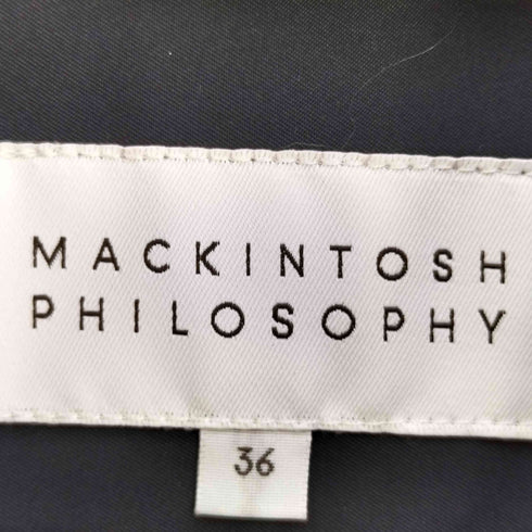 マッキントッシュフィロソフィー MACKINTOSH PHILOSOPHY ダブルブレスト ショートコート レディース 36