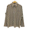 シアーズ Sears KINGS ROAD 70s ポリエステル 総柄 長袖シャツ メンズ import:L