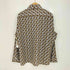 シアーズ Sears KINGS ROAD 70s ポリエステル 総柄 長袖シャツ メンズ import:L