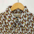 シアーズ Sears KINGS ROAD 70s ポリエステル 総柄 長袖シャツ メンズ import:L