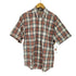 エディーバウアー Eddie Bauer 白タグ 香港製 チェック B.D S/S シャツ メンズ JPN:S