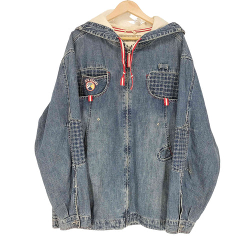 ペペジーンズロンドン PEPE JEANS LONDON ジップフーディーデニムジャケット メンズ