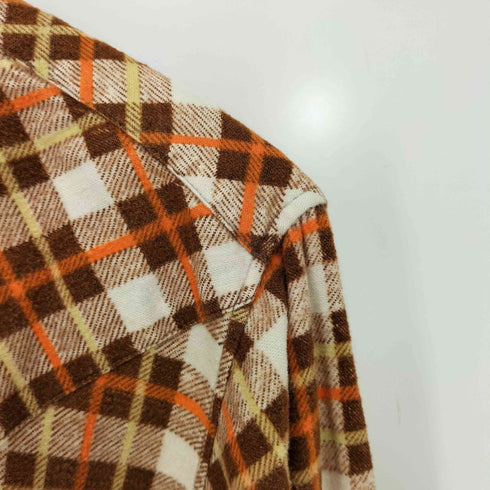 ジェイシーペニー J.C.PENNEY 70s~80s チェック コットン ウエスタンシャツ メンズ 16-35