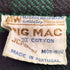 ビッグマック BIG MAC 70s ブロックチェック コットン ヘビーネルシャツ メンズ import:M