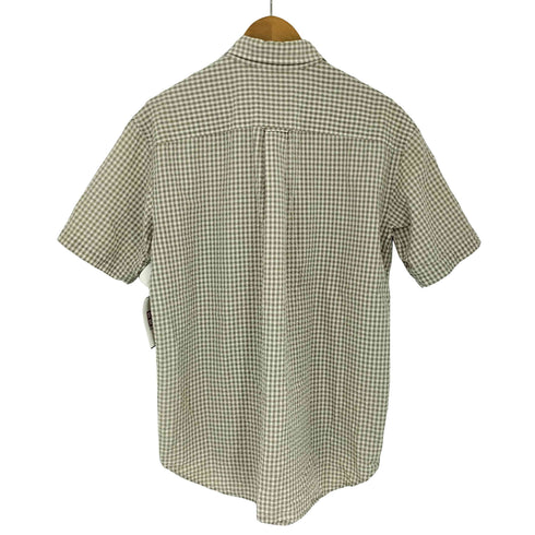 ユニクロ UNIQLO OLD 紺タグ シアサッカー S/Sシャツ メンズ JPN:L