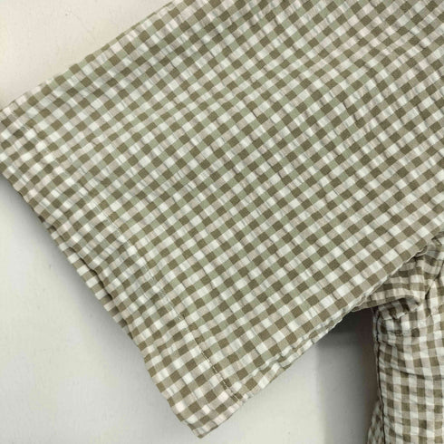 ユニクロ UNIQLO OLD 紺タグ シアサッカー S/Sシャツ メンズ JPN:L