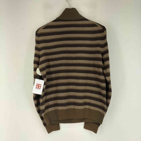 ヒューゴボス HUGO BOSS ボーダーハーフジップニット メンズ import:S