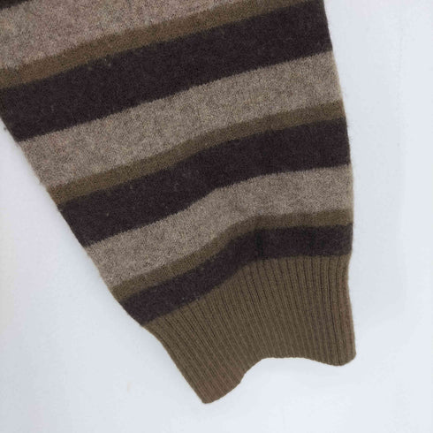 ヒューゴボス HUGO BOSS ボーダーハーフジップニット メンズ import:S