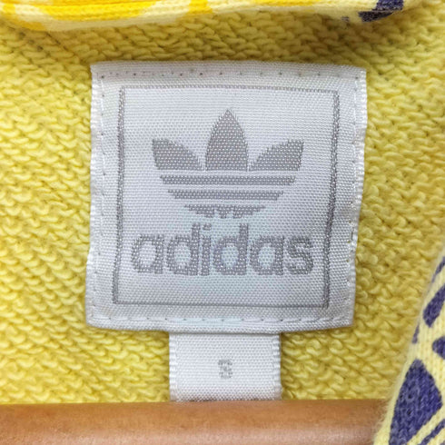 アディダス adidas 00S トレフォイル 総柄 スリーストライプ ジップアップ パーカー メンズ import:S
