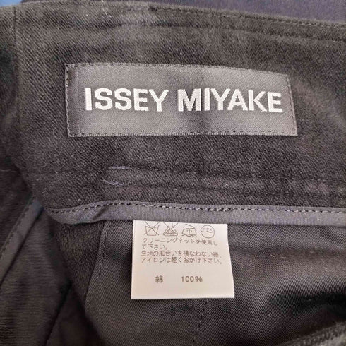 イッセイミヤケ ISSEY MIYAKE 03AW 黒タグ スイッチング ストレートパンツ メンズ JPN:3