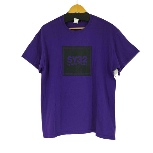 エスワイサーティトゥー SY32 by SWEET YEARS フロントプリント S/S Tシャツ メンズ JPN:L