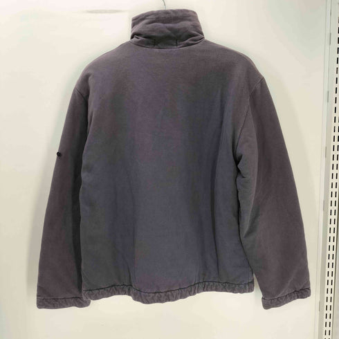 ストーンアイランド STONE ISLAND 00AW イタリア製 Paul Harvey ポールハーヴェイ期 ハーフジップ プルオーバー スウェット 茄子紺 メンズ import:M