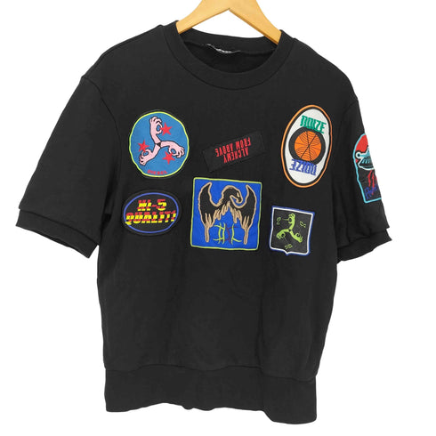 ディーゼル DIESEL ワッペン半袖スウェット レディース import:XS