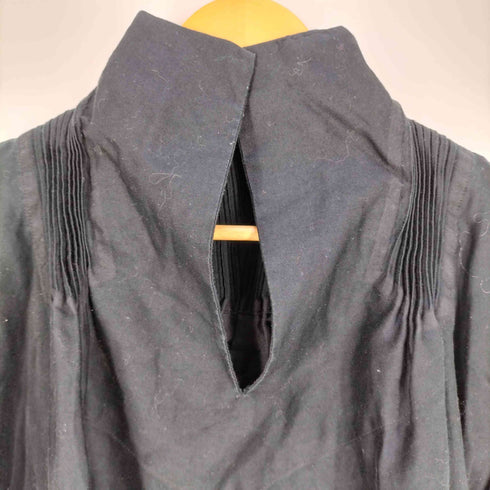 イッセイミヤケ ISSEY MIYAKE プリーツ切替 スキッパーワンピース レディース JPN:2