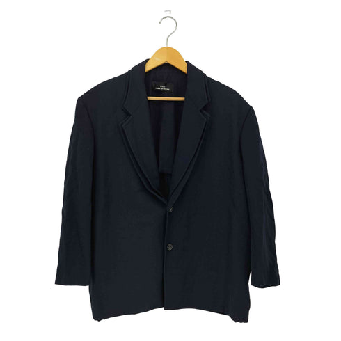 トリココムデギャルソン tricot COMME des GARCONS 90s ウールギャバジン レイヤードデザイン 2B テーラードジャケット レディース