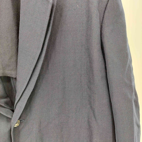 トリココムデギャルソン tricot COMME des GARCONS 90s ウールギャバジン レイヤードデザイン 2B テーラードジャケット レディース