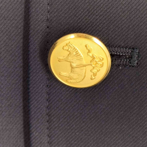 ブルックスブラザーズ BROOKS BROTHERS SUPER120sWOOL 紺ブレ 金ボタン ウール テーラードジャケット レディース 12
