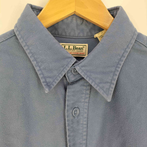 エルエルビーン L.L.Bean 80-90S CHAMOIS CLOTH SHIRT USA製 シャモアクロス ネル シャツ メンズ 17