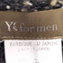 ワイズフォーメン Ys for men 茶タグ ネップ 編込 マーブルニットカーディガン メンズ