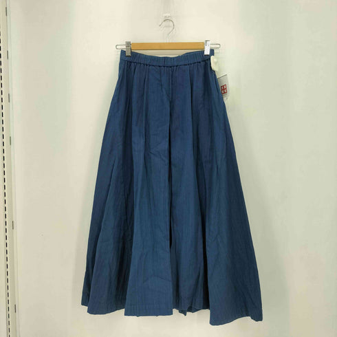 イッセイミヤケペルマネンテ ISSEY MIYAKE PERMANENTE 80s コットン タック フレアスカート レディース JPN:M