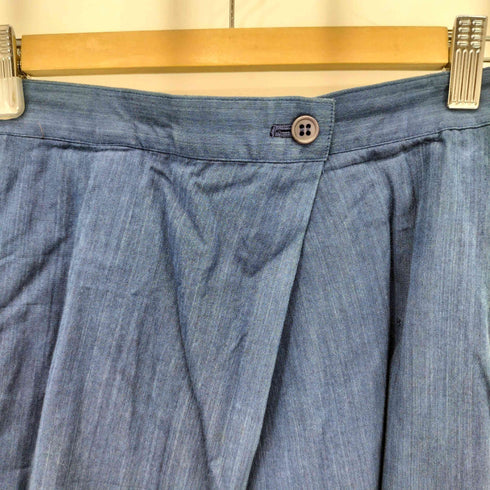 イッセイミヤケペルマネンテ ISSEY MIYAKE PERMANENTE 80s コットン タック フレアスカート レディース JPN:M