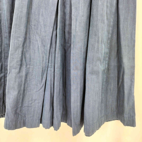 イッセイミヤケペルマネンテ ISSEY MIYAKE PERMANENTE 80s コットン タック フレアスカート レディース JPN:M
