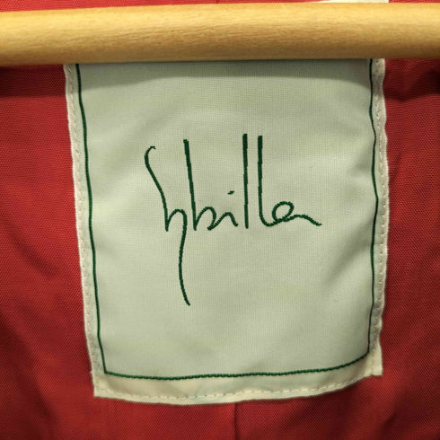 シビラ Sybilla フロントタック ウール 1B チェスターコート レディース 40