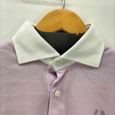 フレッドペリー FRED PERRY 月桂樹 ロゴ刺繍 襟芯 半袖 ポロ シャツ レディース JPN:S