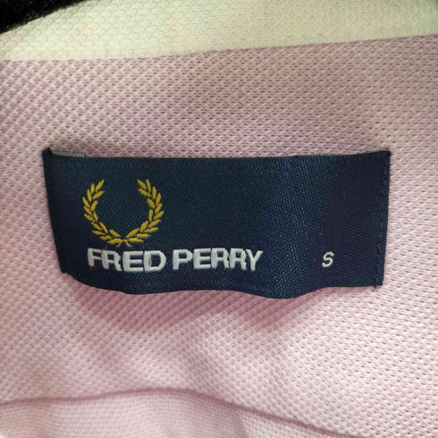 フレッドペリー FRED PERRY 月桂樹 ロゴ刺繍 襟芯 半袖 ポロ シャツ レディース JPN:S