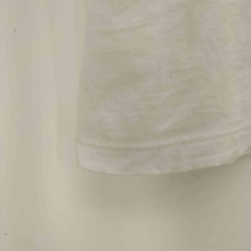 アニエスベー agnes b. コットン フロントロゴプリント クルーネックTシャツ レディース import:S