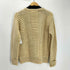 Smith 英国製 LEAH DE-SIR ケーブル かぎ編み クロシェ ハンド ウール フィッシャーマン アラン ニット セーター メンズ import:L