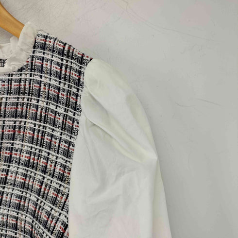 ザラ ZARA ツイードミニワンピース レディース import:M