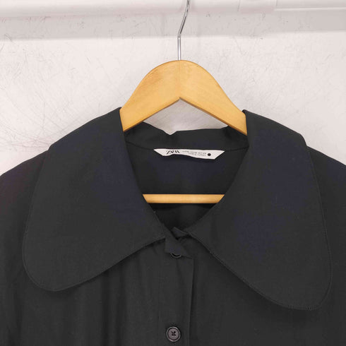 ザラ ZARA バルーンシャツワンピース レディース import:M