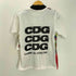 コムデギャルソン COMME des GARCONS AD2016 16SS プリント加工 CDG PLAY ロゴ マルチ 総柄 Tシャツ メンズ JPN:L