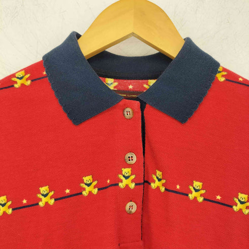 FORT&MADOX 90s イタリア製 テディベア柄ポロシャツ メンズ