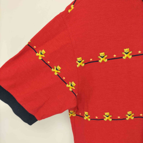 FORT&MADOX 90s イタリア製 テディベア柄ポロシャツ メンズ