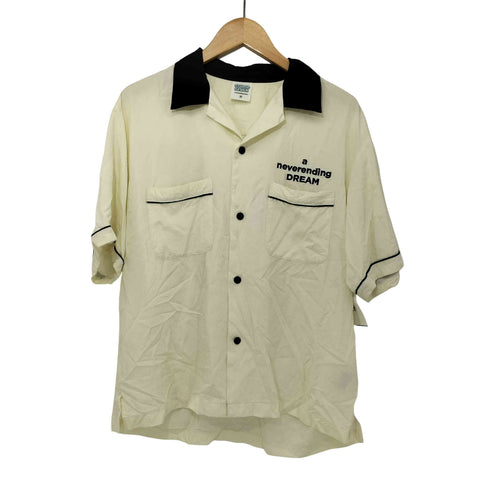 ジーユー GU STUDIO SEVEN ボーリングシャツ バックプリント メンズ JPN:M